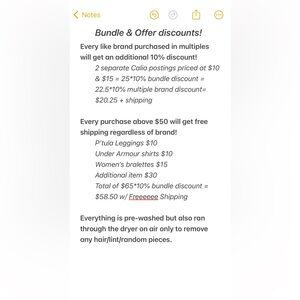 Bundle and Offer Discounts!